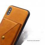 Wholesale iPhone 8 Plus / 7 Plus Clip On Pocketbook Armor PU Leather Case (Black)
